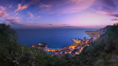 Sunset over the Monaco