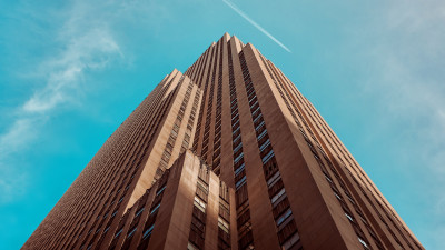 Rockefeller building touching the sky