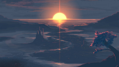 Digital Art: Sunset