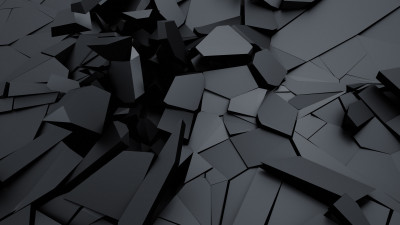 Cracked surface