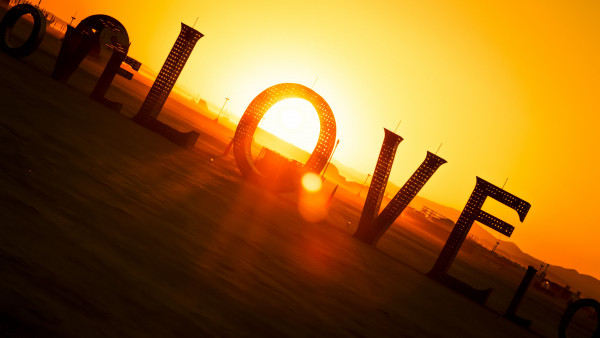 Love from Burning Man festival