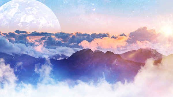 Above the clouds