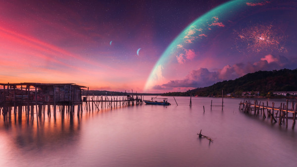 Peaceful dawn