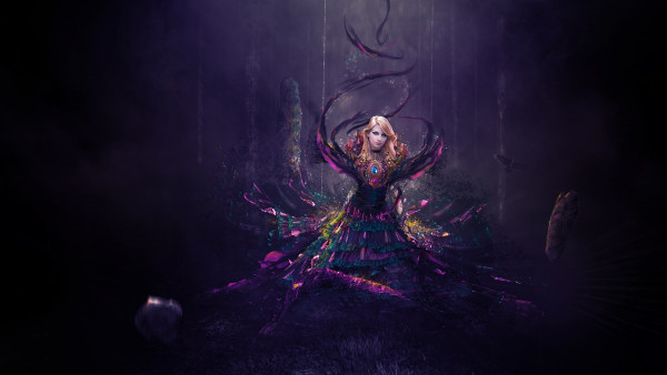 Lady in colors