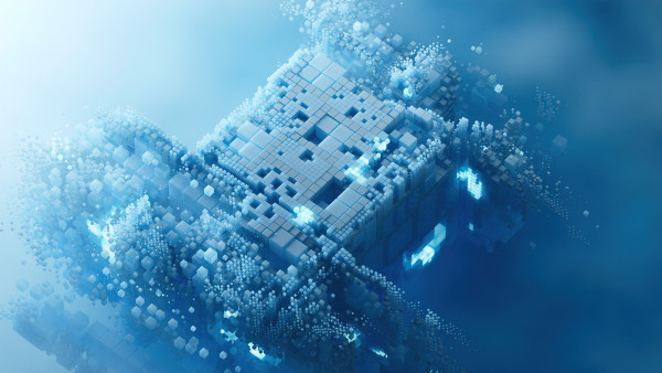 Windows 365 blue cubes