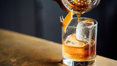 Ice cocktail drink