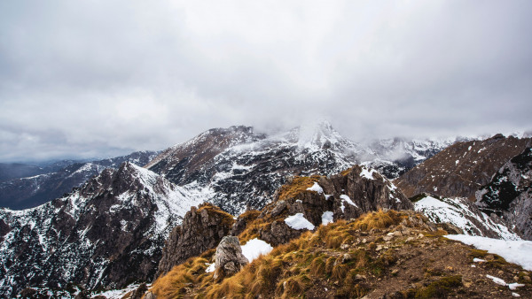 Hike on mountains