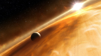 Fomalhaut b, orbiting its sun