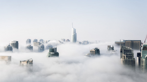 Fog is over Dubai