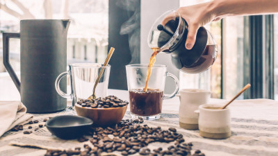Hot coffee