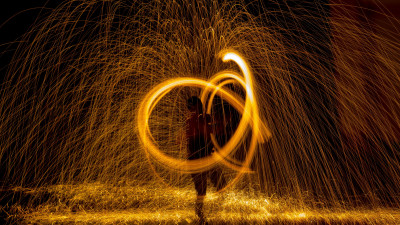 Raining with fire