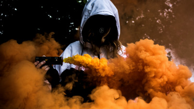 Playing with smoke