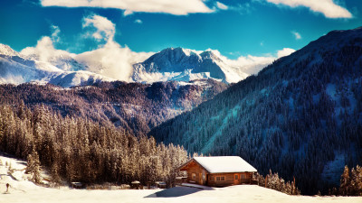 Winter landscape from Tirol