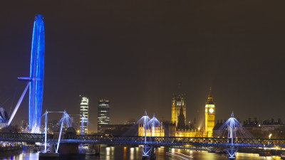 Big Ben and London Eye