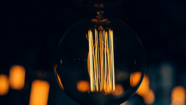 Warm light bulb