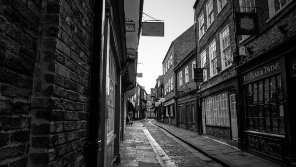 On the streets of York, England