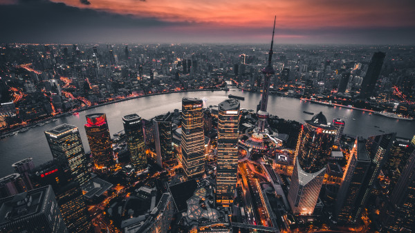 Shanghai seen from the Jin Mao Tower