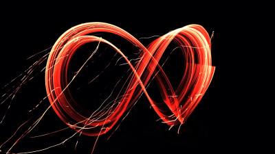 Infinite red lights
