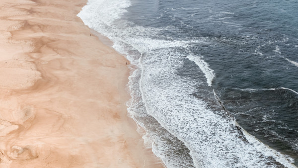 Super photo with Nazare beach, Portugal
