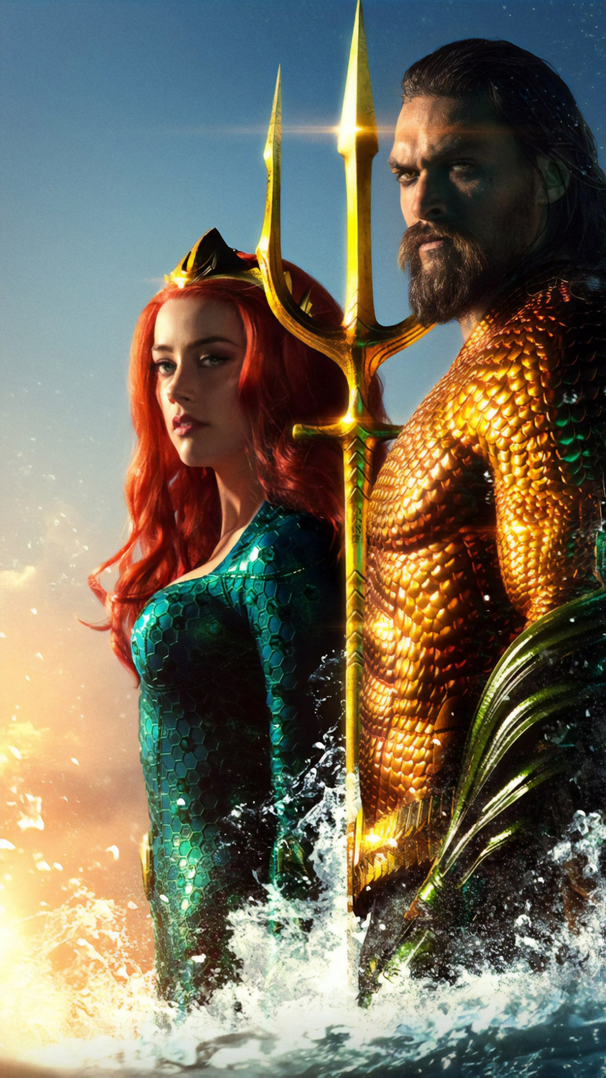 Aquaman new poster wallpaper 1242x2208