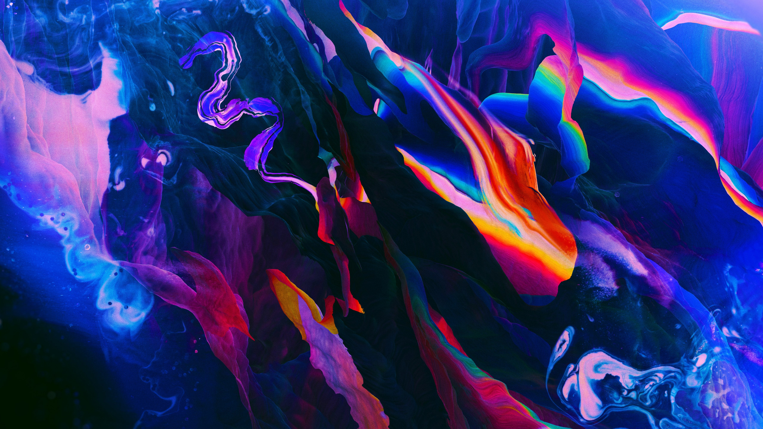 Abstract colorful wallpaper 2560x1440