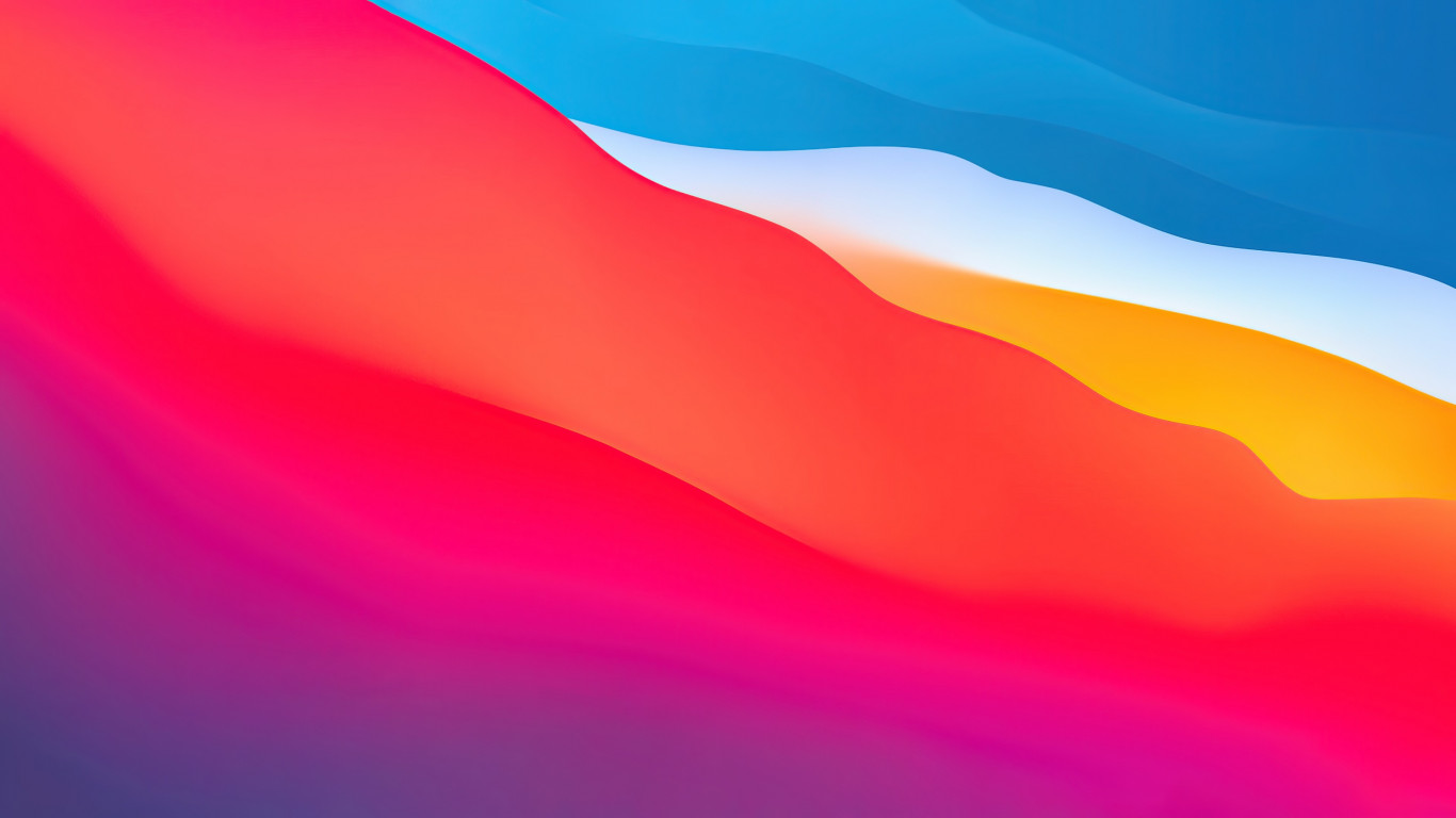 macOS Big Sur WWDC wallpaper 1366x768